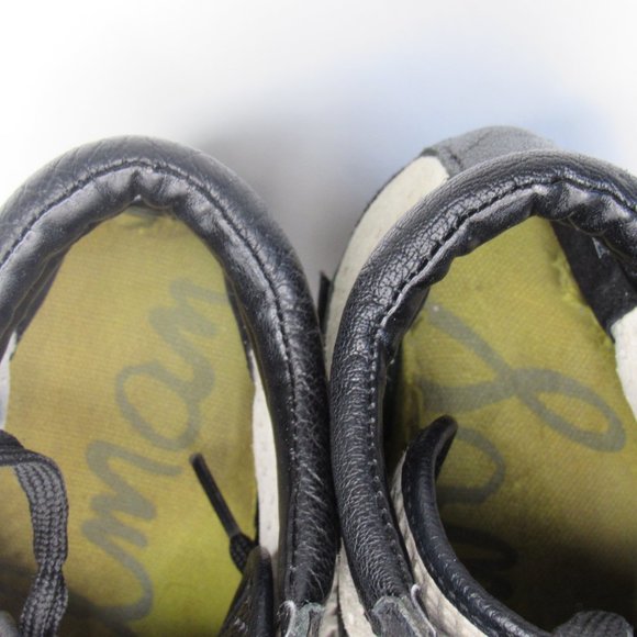 Sam Edelman BOLTON Black White Wedge Heel Sneaker Women's 8 - Picture 7 of 13